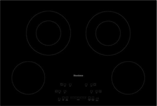 Blomberg Appliances CTE30410 30in electric cooktop, 4 burner, touch controls