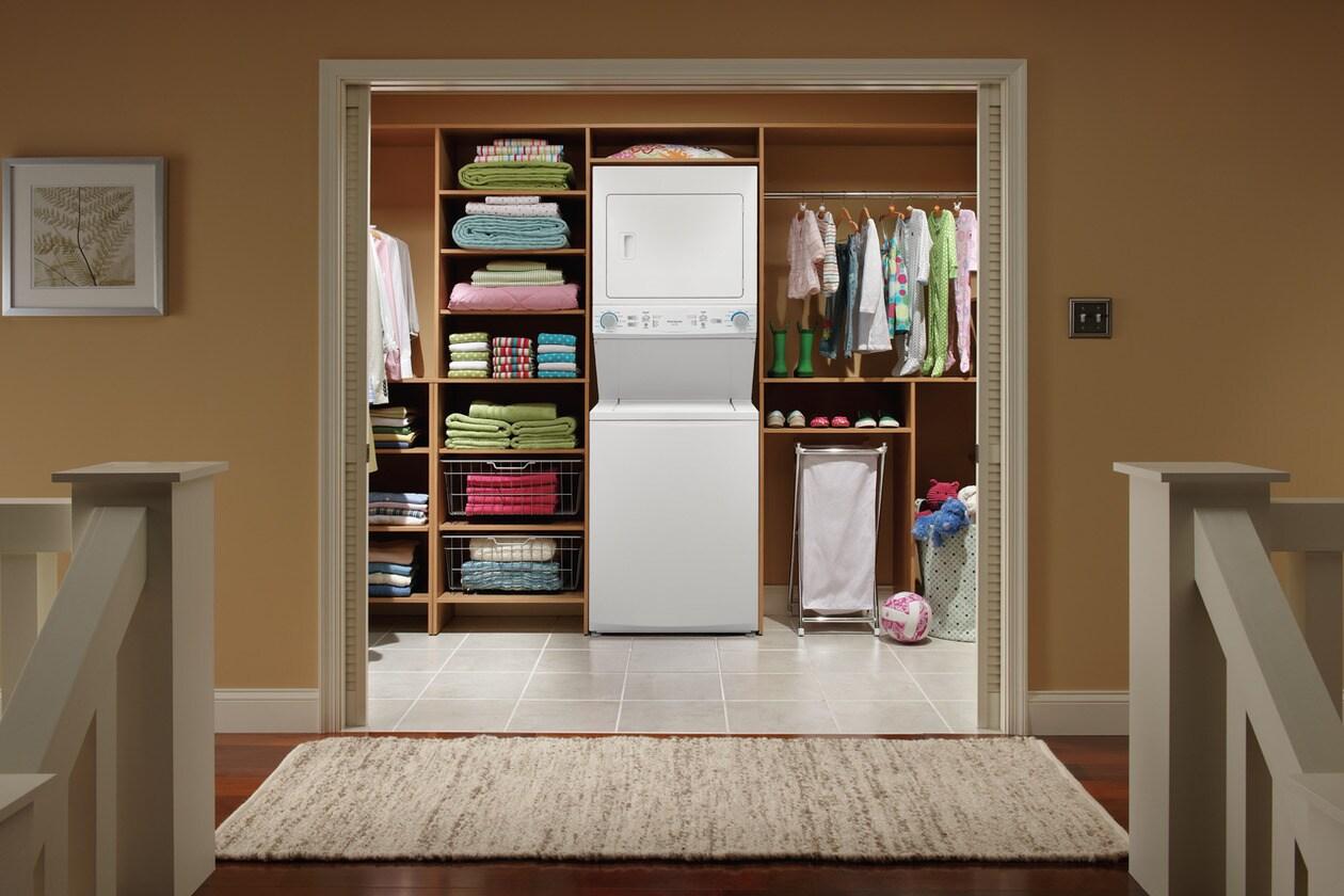 Frigidaire FLCG7522AW Gas Washer/Dryer Laundry Center - 3.9 Cu. Ft Washer and 5.5 Cu. Ft. Dryer