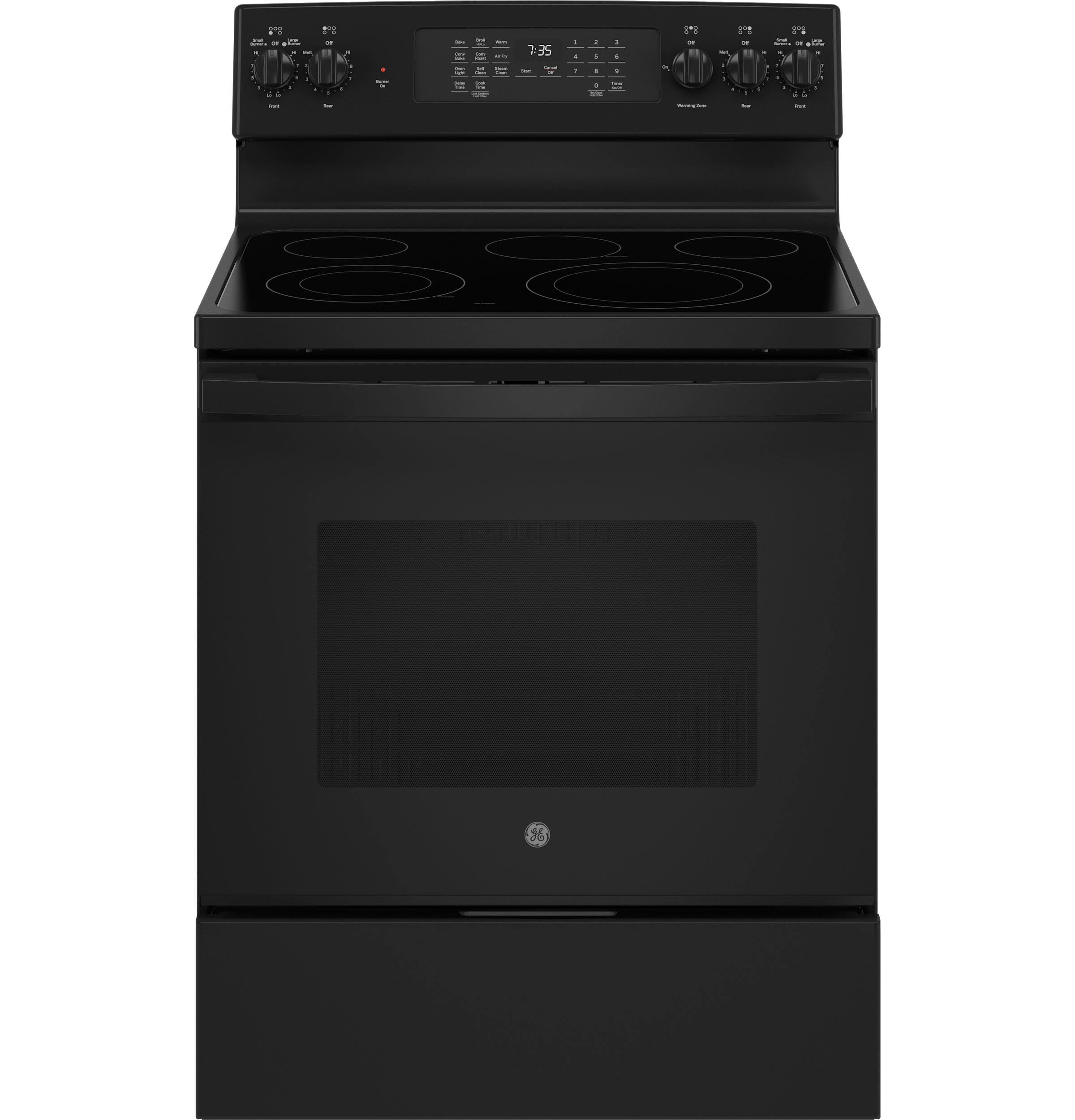 GE® 30" Free-Standing Electric Convection Range with No Preheat Air Fry