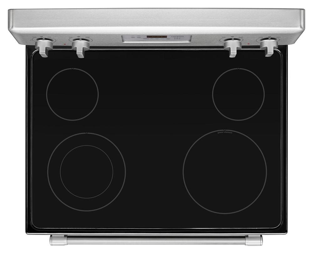 Maytag MER8600DE 30-inch Wide Electric Range with Precision Cooking System - 6.2 cu. ft.