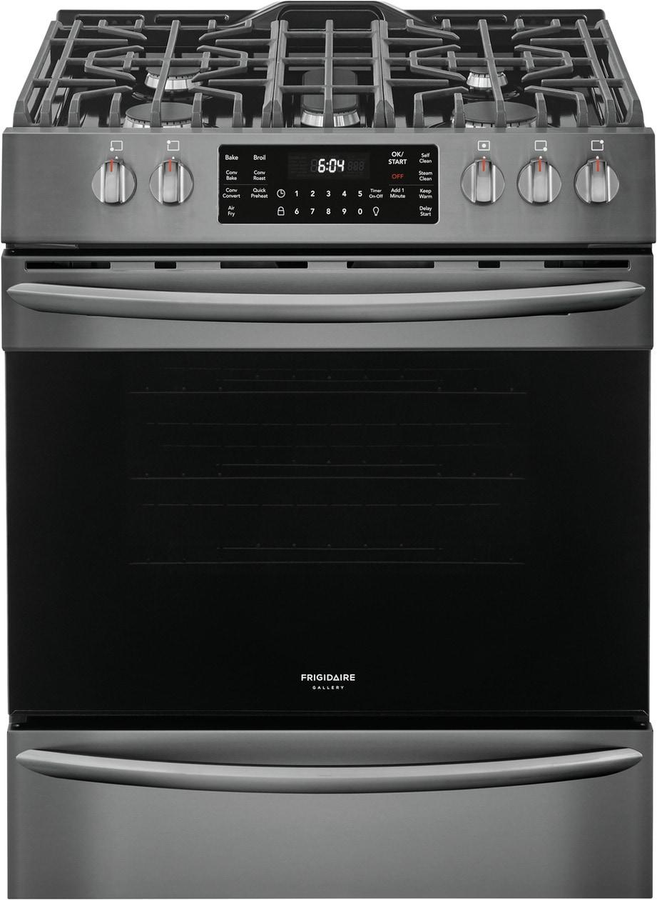 Frigidaire Gallery 30" Front Control Gas Range with Air Fry