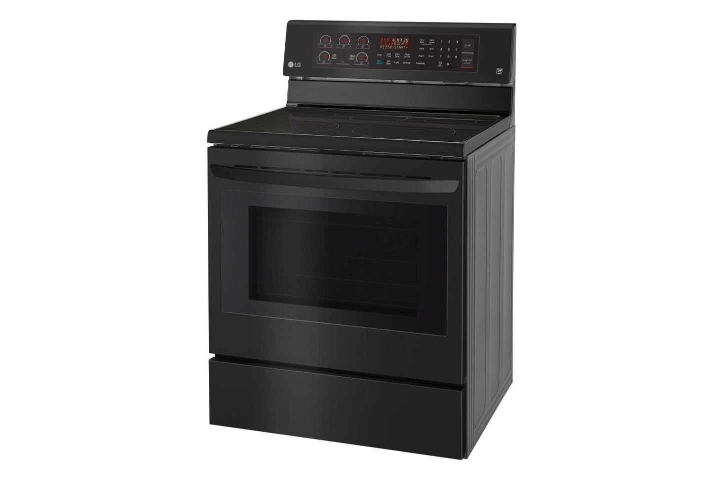 Lg LRE3194BM 6.3 cu. ft. Electric Single Oven Range with True Convection and EasyClean®