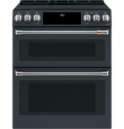 Cafe CHS950P3MD1 CAF(EBACK)™ 30" Smart Slide-In, Front-Control, Induction and Convection Double-Oven Range
