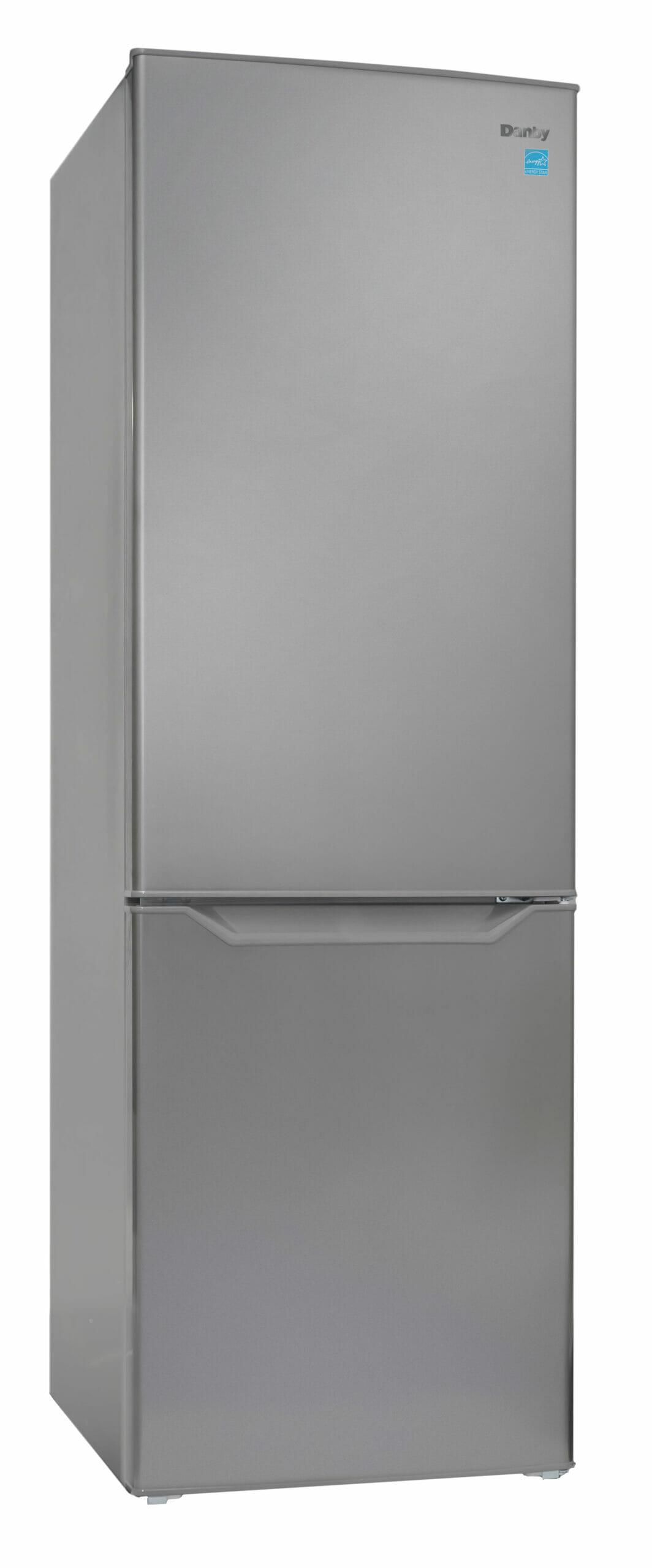 Danby 10.3 cu. ft. Bottom Mount Apartment Size Fridge in Stainless Steel