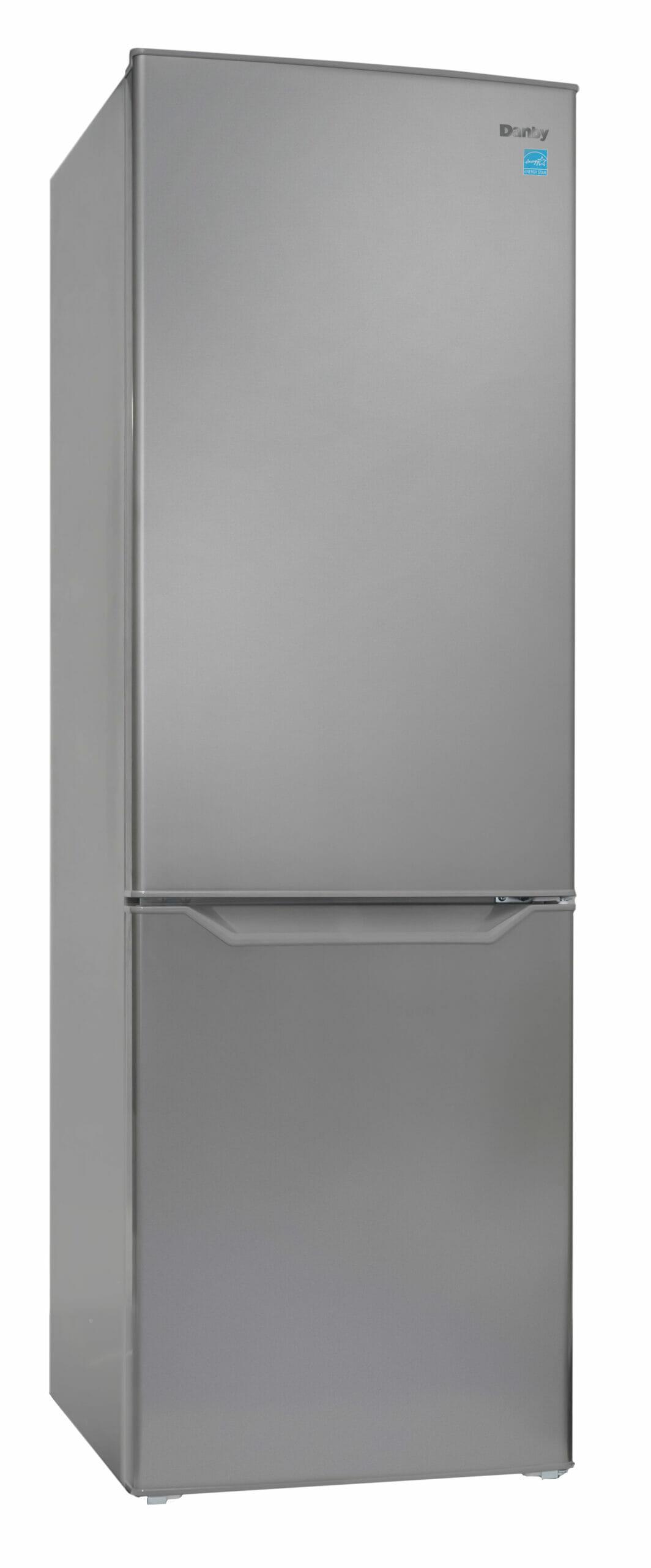 DBMF100B1SLDB Danby 10.3 cu. ft. Bottom Mount Apartment Size Fridge in Stainless Steel