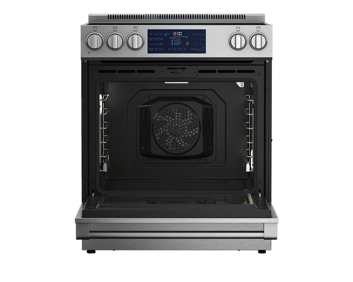 Beko 30" Stainless Steel Slide-In Electric Range
