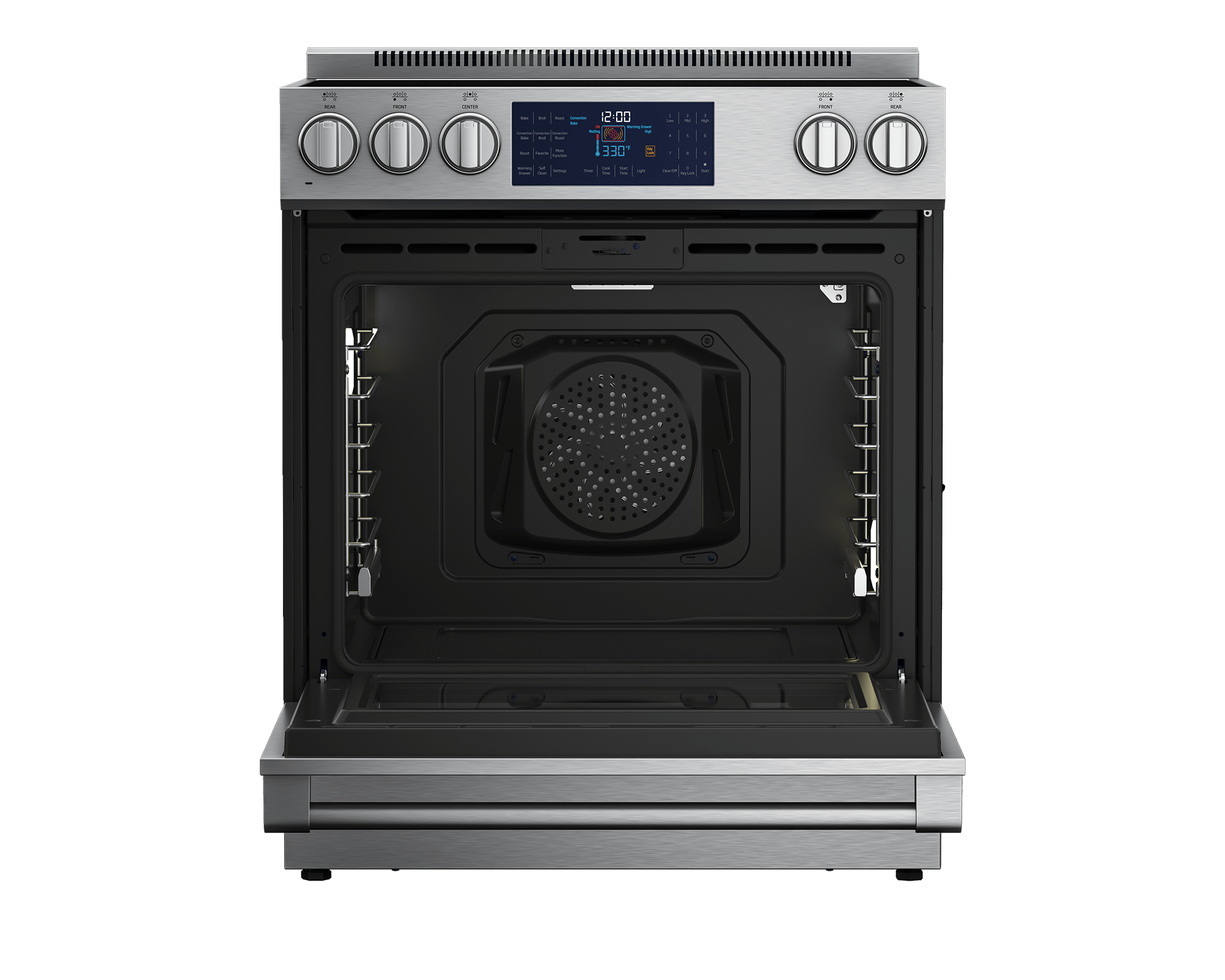 Beko 30" Stainless Steel Slide-In Electric Range