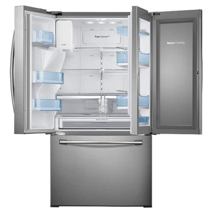 Samsung RF30HDEDTSR 36" Wide, 30 cu. ft. Capacity 3-Door French Door Food ShowCase Refrigerator with Dual Ice Maker (Stainless Steel)