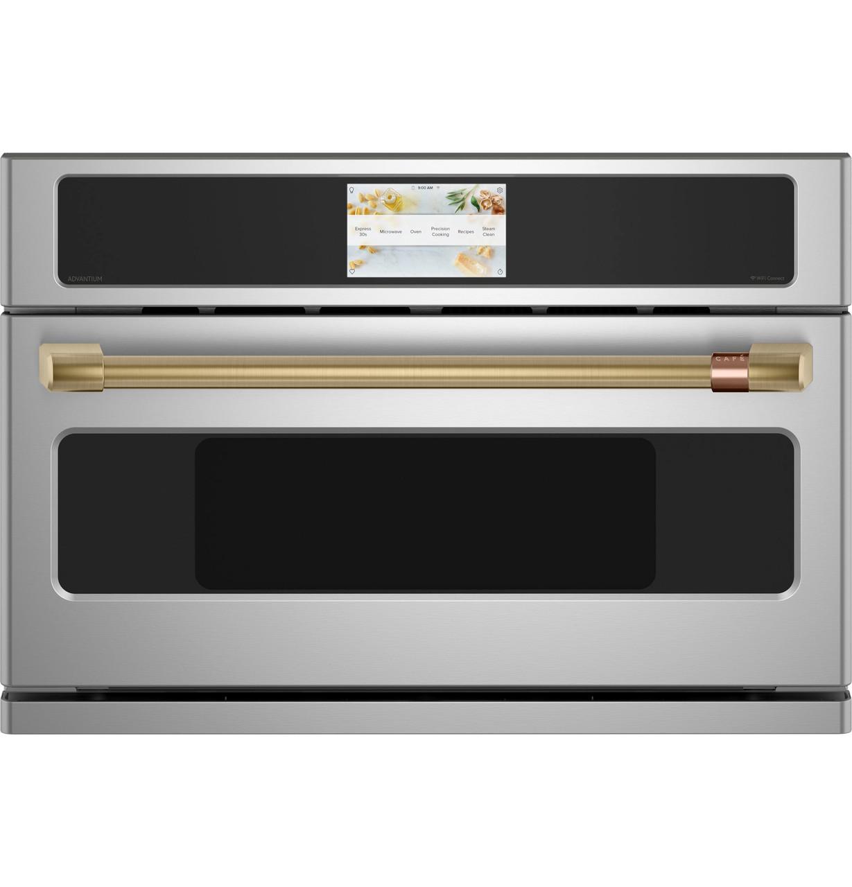 Cafe Caf(eback)™ 30" Smart Five in One Wall Oven with 240V Advantium® Technology