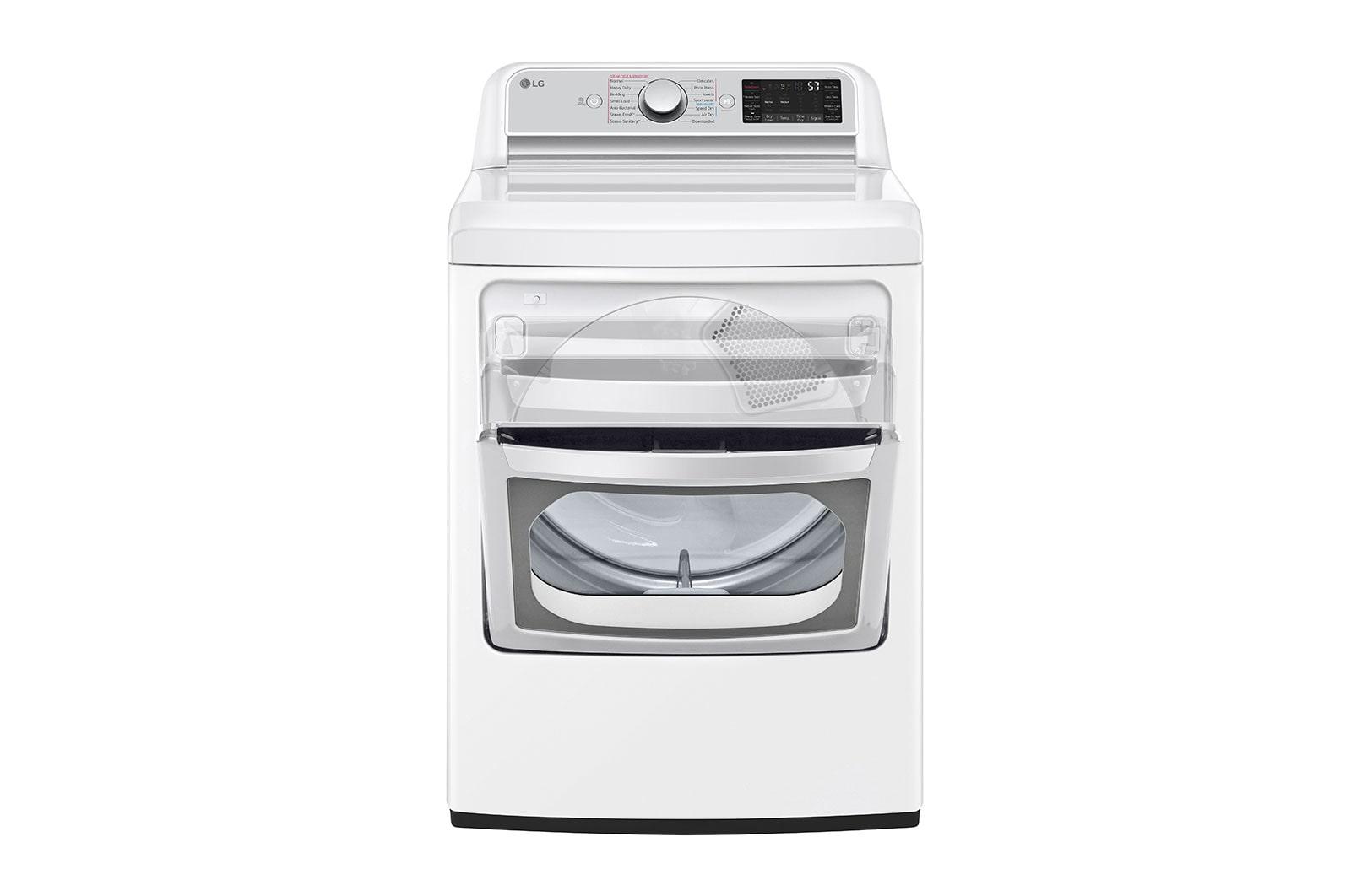 Lg 7.3 cu. ft. Ultra Large Capacity Smart wi-fi Enabled Rear Control Electric Dryer with TurboSteam™