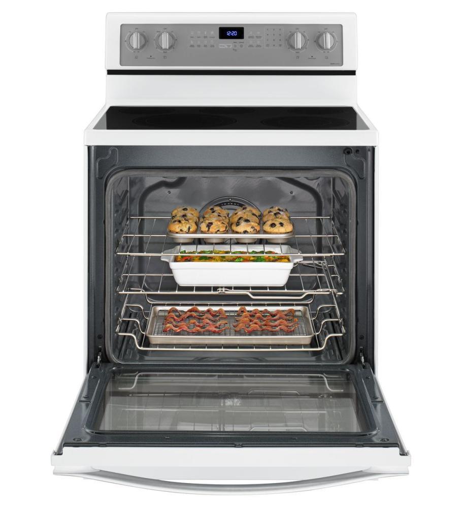 Whirlpool WFE715H0EE 6.4 Cu. Ft. Freestanding Electric Range with Warming Drawer