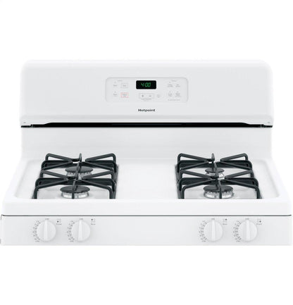 RGBS400DMWW Hotpoint® 30" Free-Standing Standard Clean Gas Range