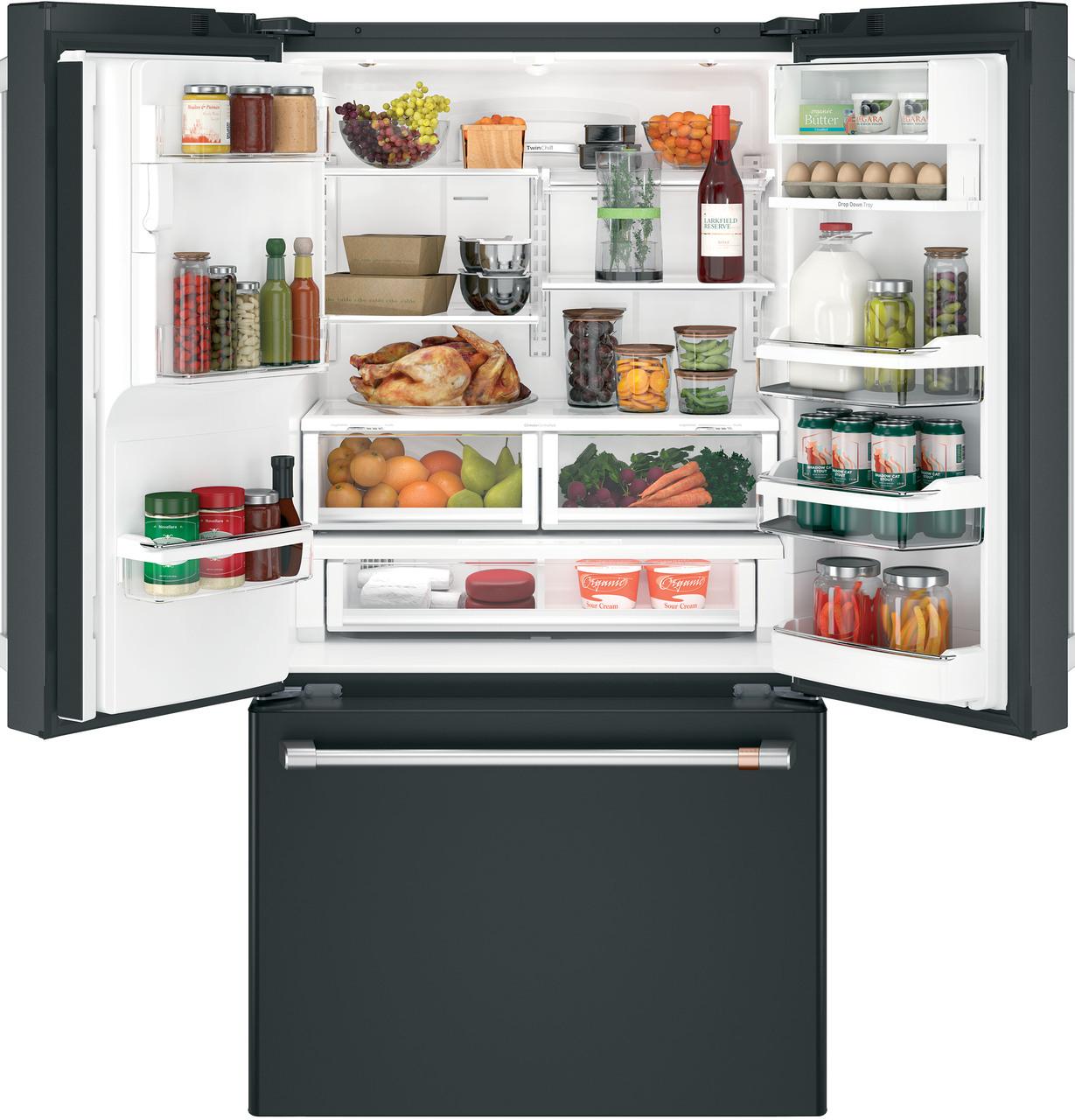 Cafe CYE22TP3MD1 Caf(eback)™ ENERGY STAR® 22.1 Cu. Ft. Smart Counter-Depth French-Door Refrigerator with Hot Water Dispenser