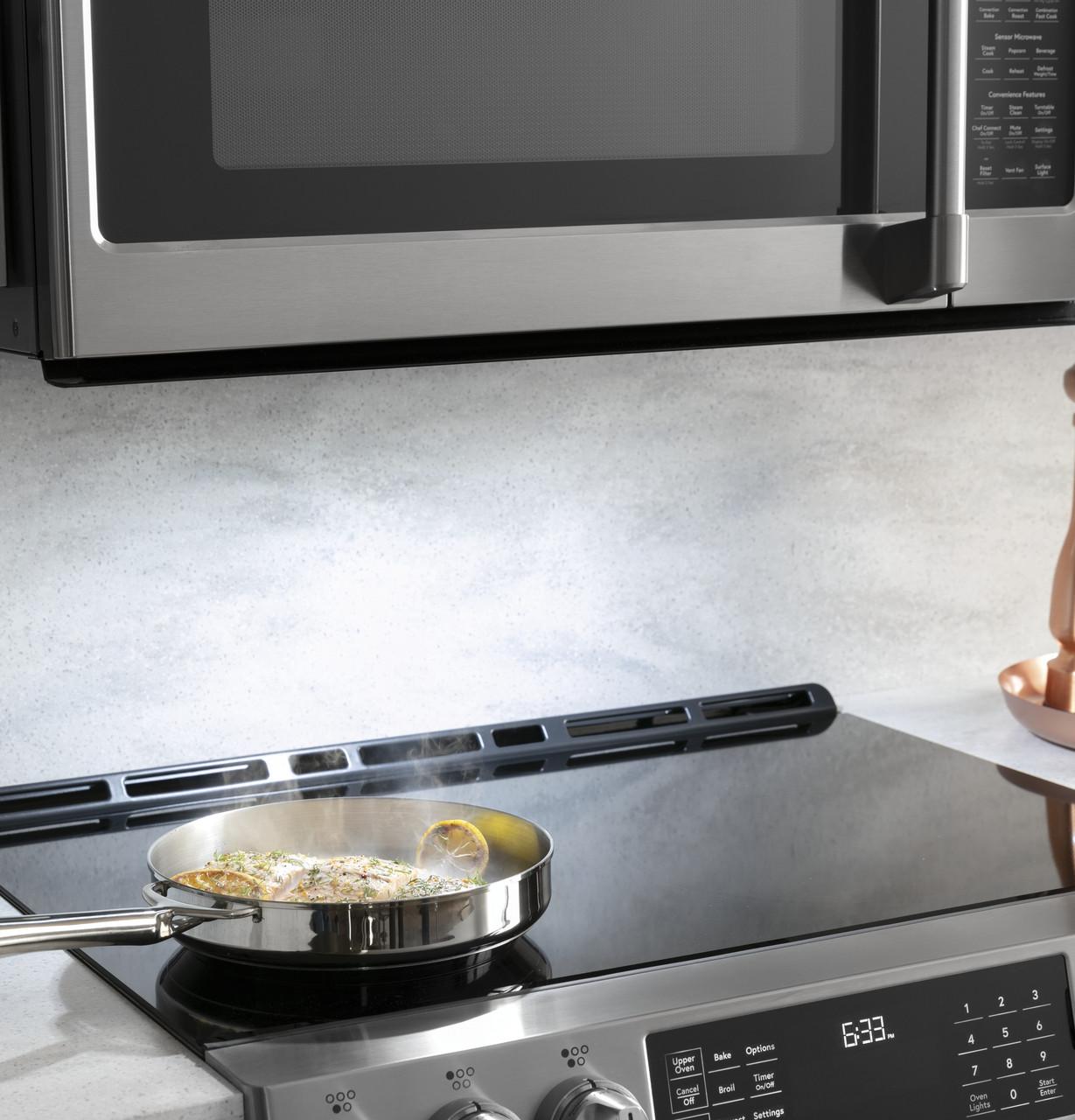 Cafe CVM521P2MS1 CAF(EBACK)™ 2.1 Cu. Ft. Over-the-Range Microwave Oven