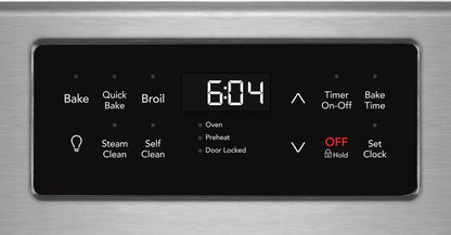 Frigidaire Gallery 30" Freestanding Gas Range with Steam Clean