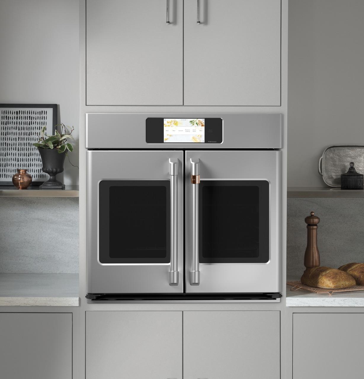 Cafe CTS90FP2NS1 CAF(EBACK)™ Professional Series 30" Smart Built-In Convection French-Door Single Wall Oven