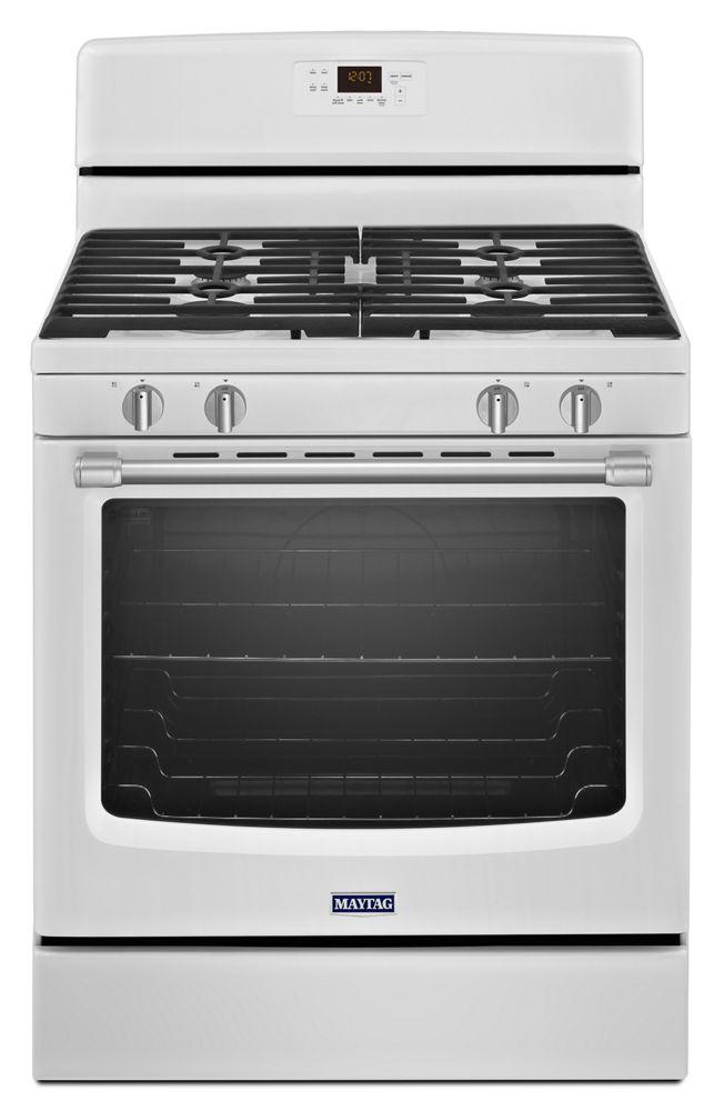 Maytag 30-inch Wide Gas Range with Precision Cooking System - 5.8 cu. ft.