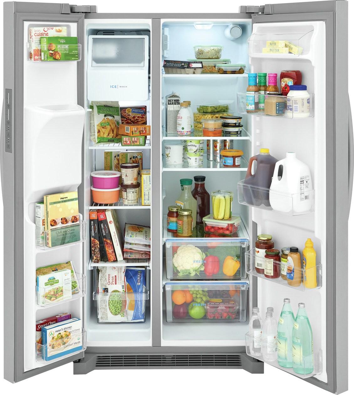 FRSS2623AS Frigidaire 25.6 Cu. Ft. 36" Standard Depth Side by Side Refrigerator