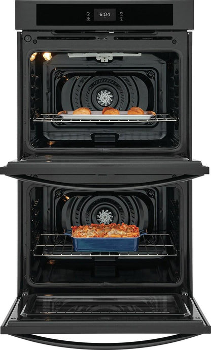 Frigidaire FCWD3027AB 30" Double Electric Wall Oven with Fan Convection