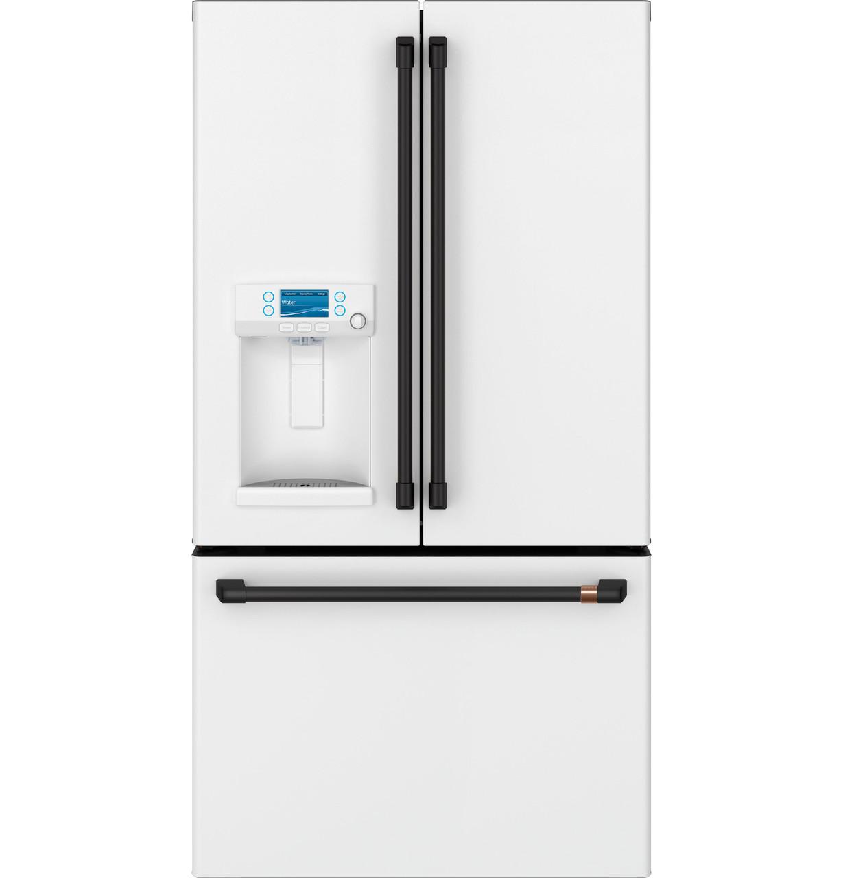 Cafe CFE28TP4MW2 Caf(eback)™ ENERGY STAR® 27.7 Cu. Ft. Smart French-Door Refrigerator with Hot Water Dispenser