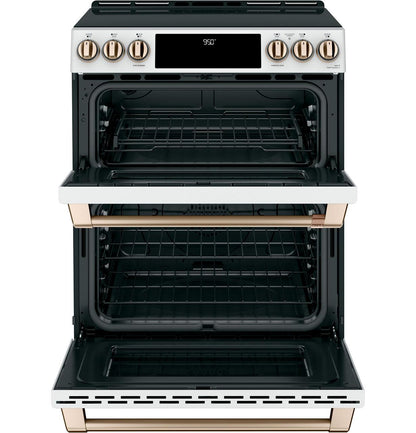 Cafe CHS950P4MW2 CAF(EBACK)™ 30" Smart Slide-In, Front-Control, Induction and Convection Double-Oven Range