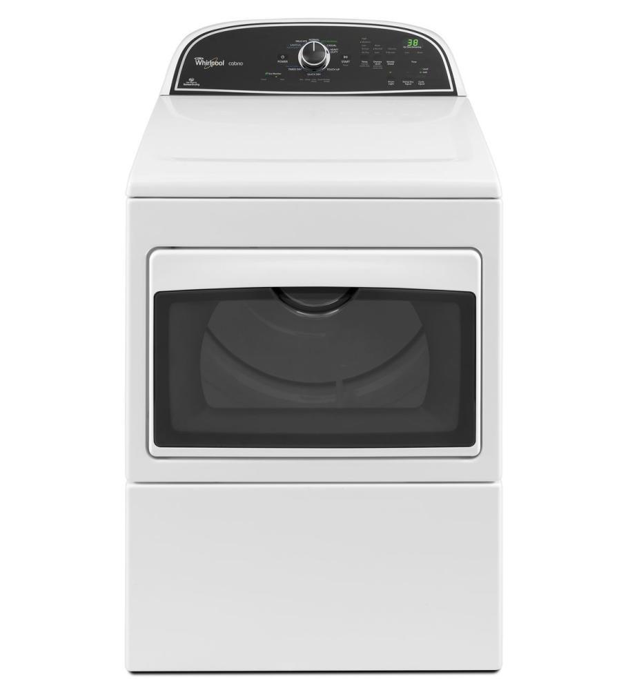 Whirlpool WED5800BW Cabrio® 7.4 cu. ft. HE Dryer with Sanitize Cycle