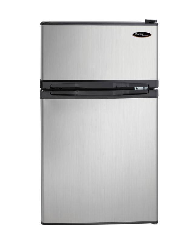 DCR031B1BSLDD Danby Designer 3.1 cu. ft. 2-door Compact Fridge in Stainless Steel