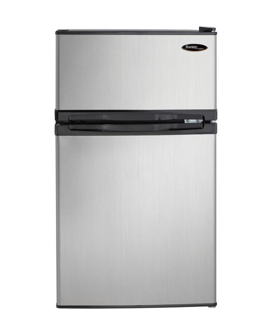 DCR031B1BSLDD Danby Designer 3.1 cu. ft. 2-door Compact Fridge in Stainless Steel