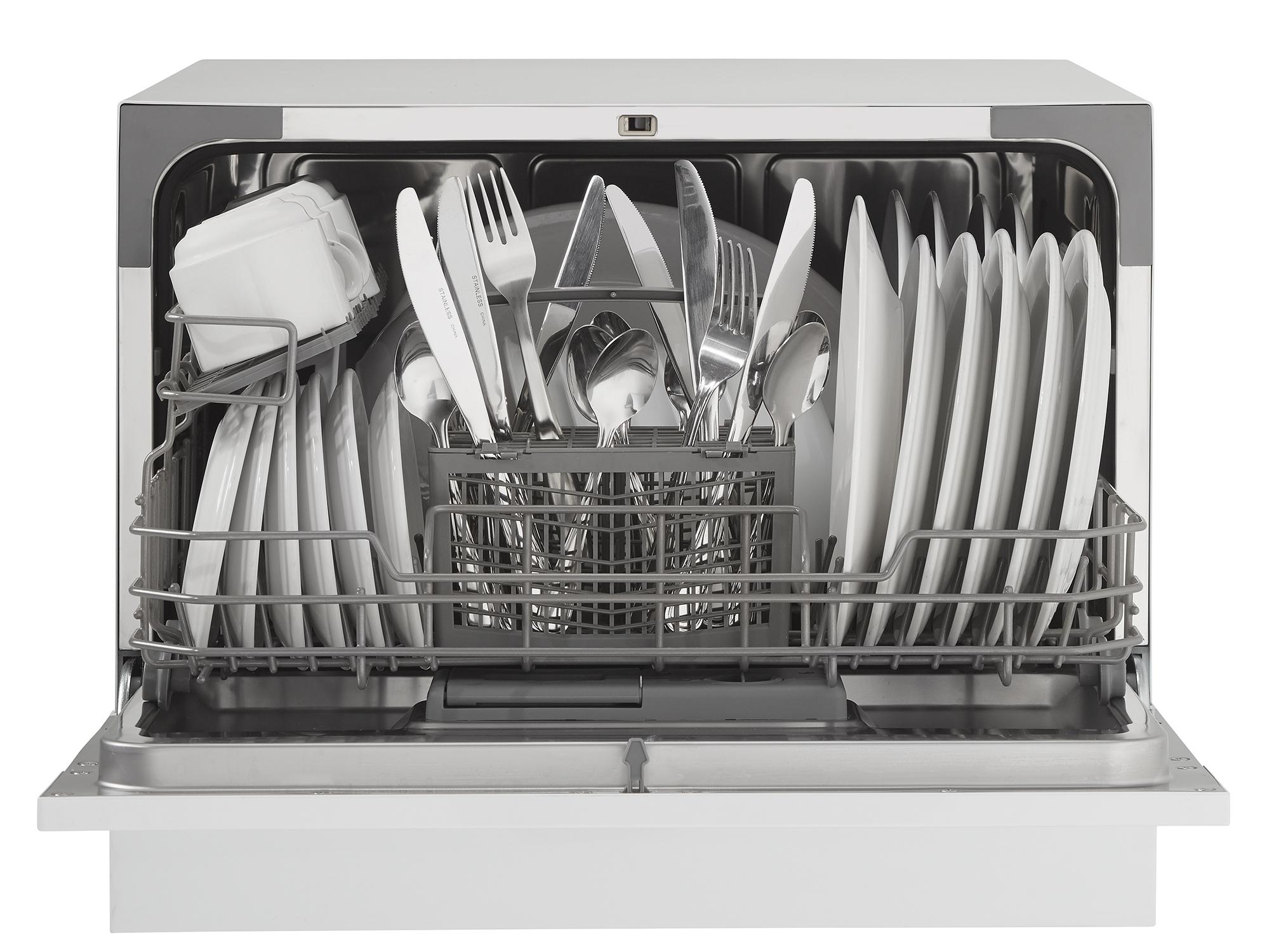 DDW621WDB Danby 6 Place Setting Countertop Dishwasher in White