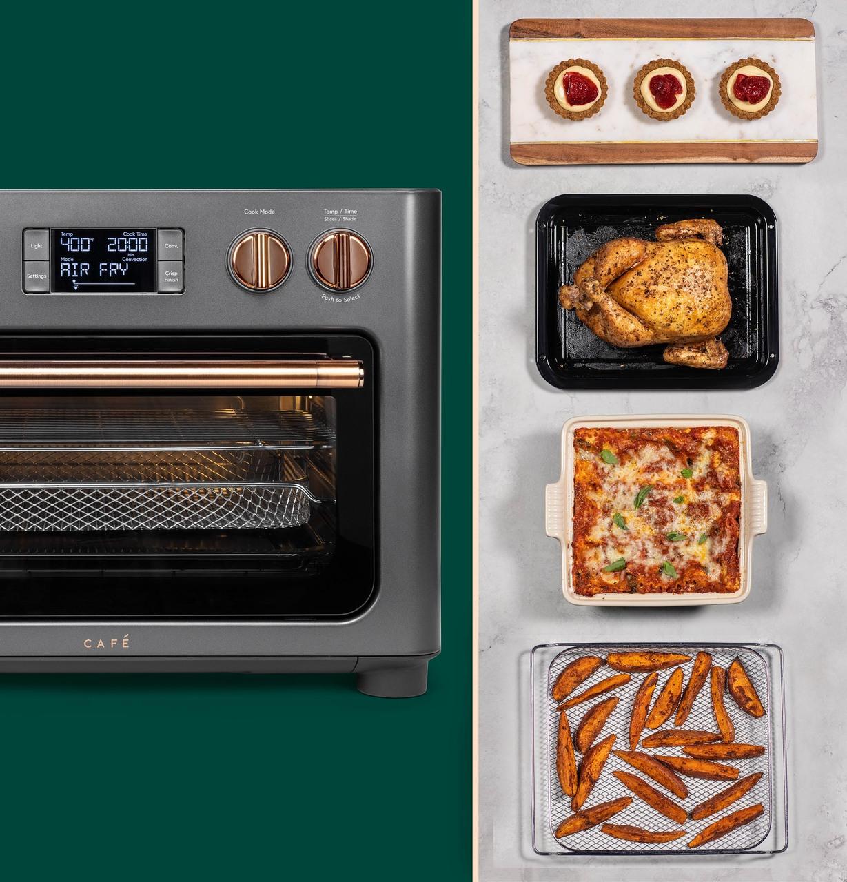 Cafe C9OAAAS3RD3 CAF(EBACK)™ Couture™ Toaster Oven with Air Fry