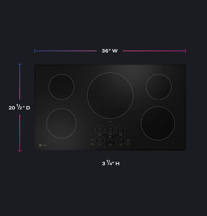 PHP7036DTBB GE Profile™ ENERGY STAR® 36" Built-In Touch Control Induction Cooktop