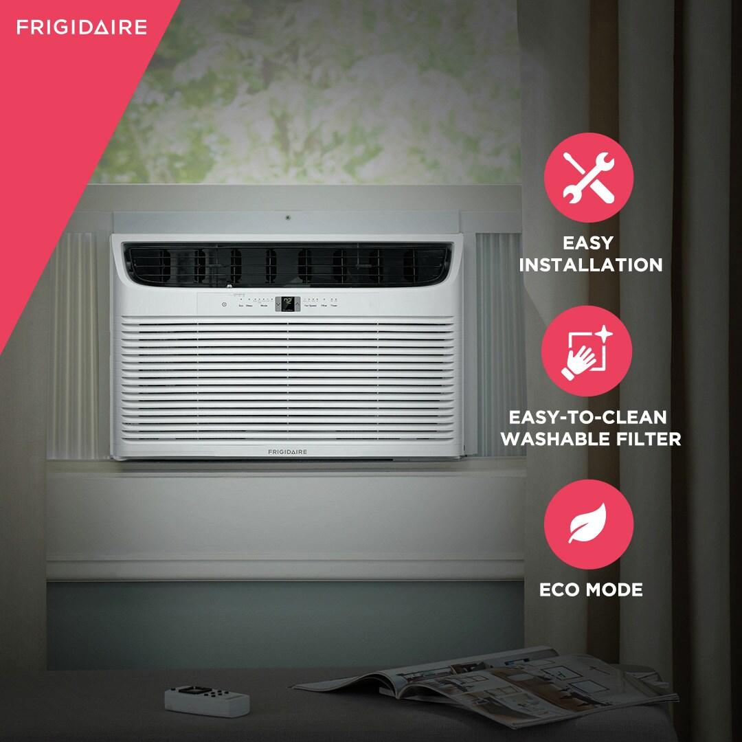 FHWE252WA2 Frigidaire 25,000 BTU Window Air Conditioner with Supplemental Heat and Slide Out Chassis