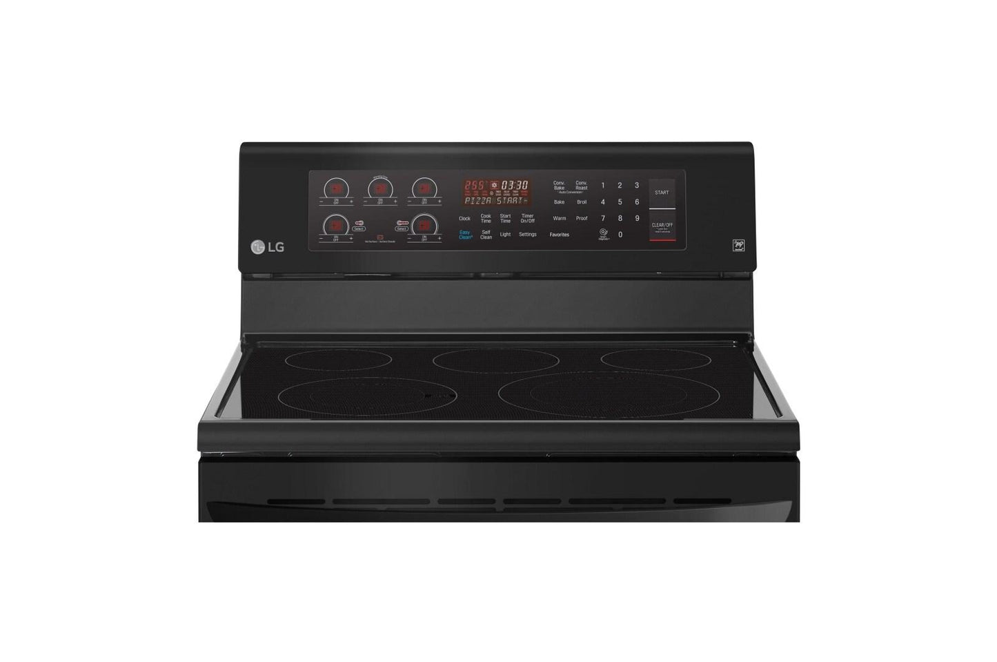 Lg LRE3194BM 6.3 cu. ft. Electric Single Oven Range with True Convection and EasyClean®