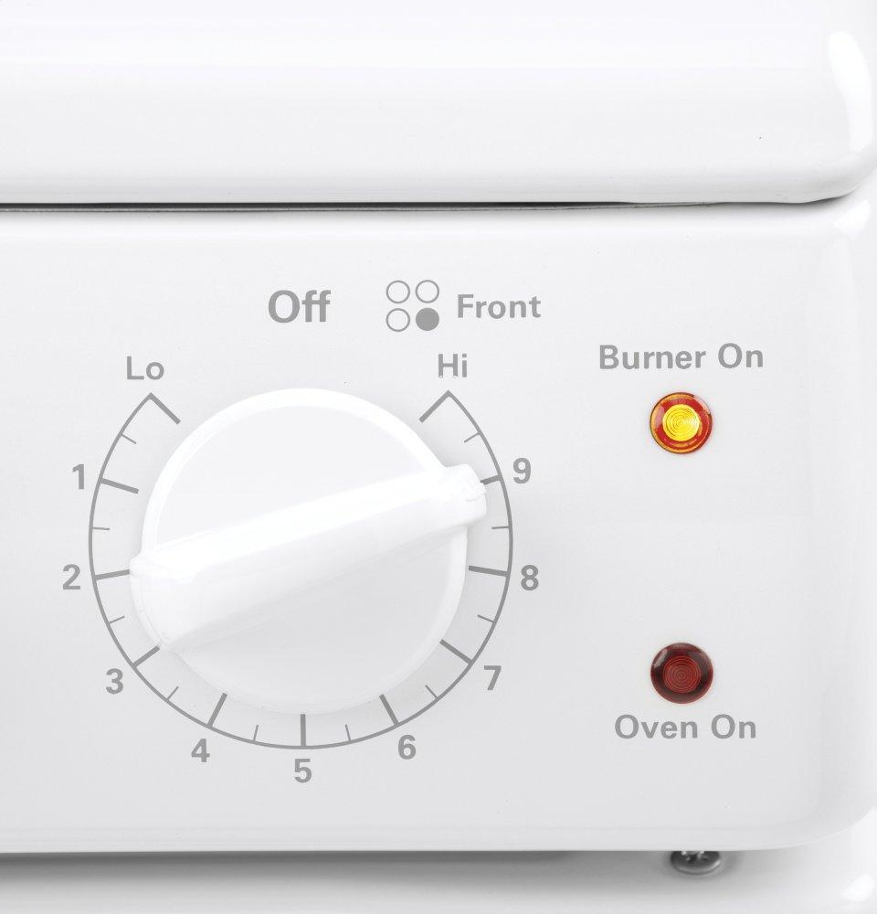 RAS240DMWW Hotpoint® ENERGY STAR® 24" Electric Free-Standing Front-Control Range
