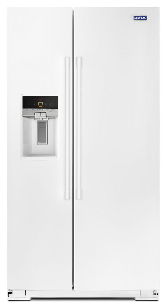 Maytag 36- Inch Wide Side-by-Side Refrigerator with External Ice and Water- 26 Cu. Ft.
