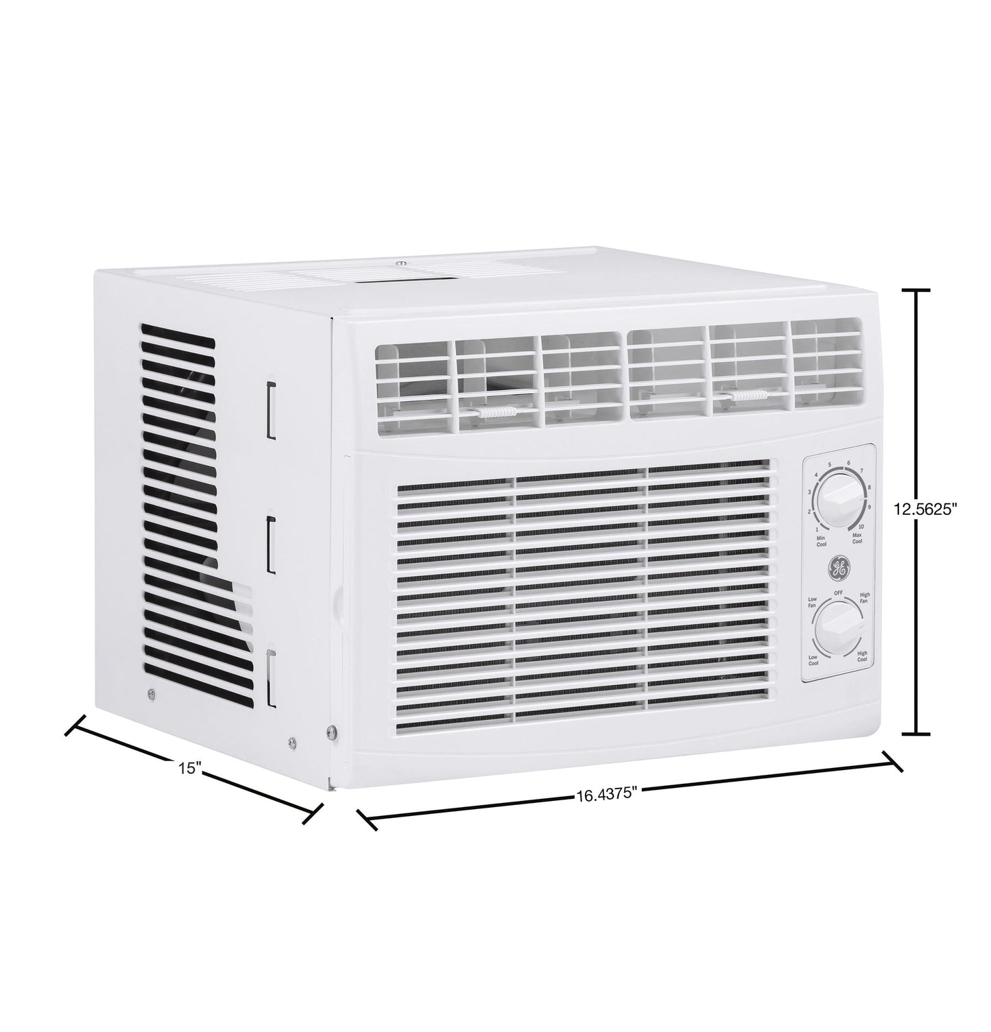 AHV05LZ GE® 5,000 BTU Mechanical Window Air Conditioner for Small Rooms up to 150 sq ft.