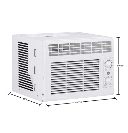 AHV05LZ GE® 5,000 BTU Mechanical Window Air Conditioner for Small Rooms up to 150 sq ft.