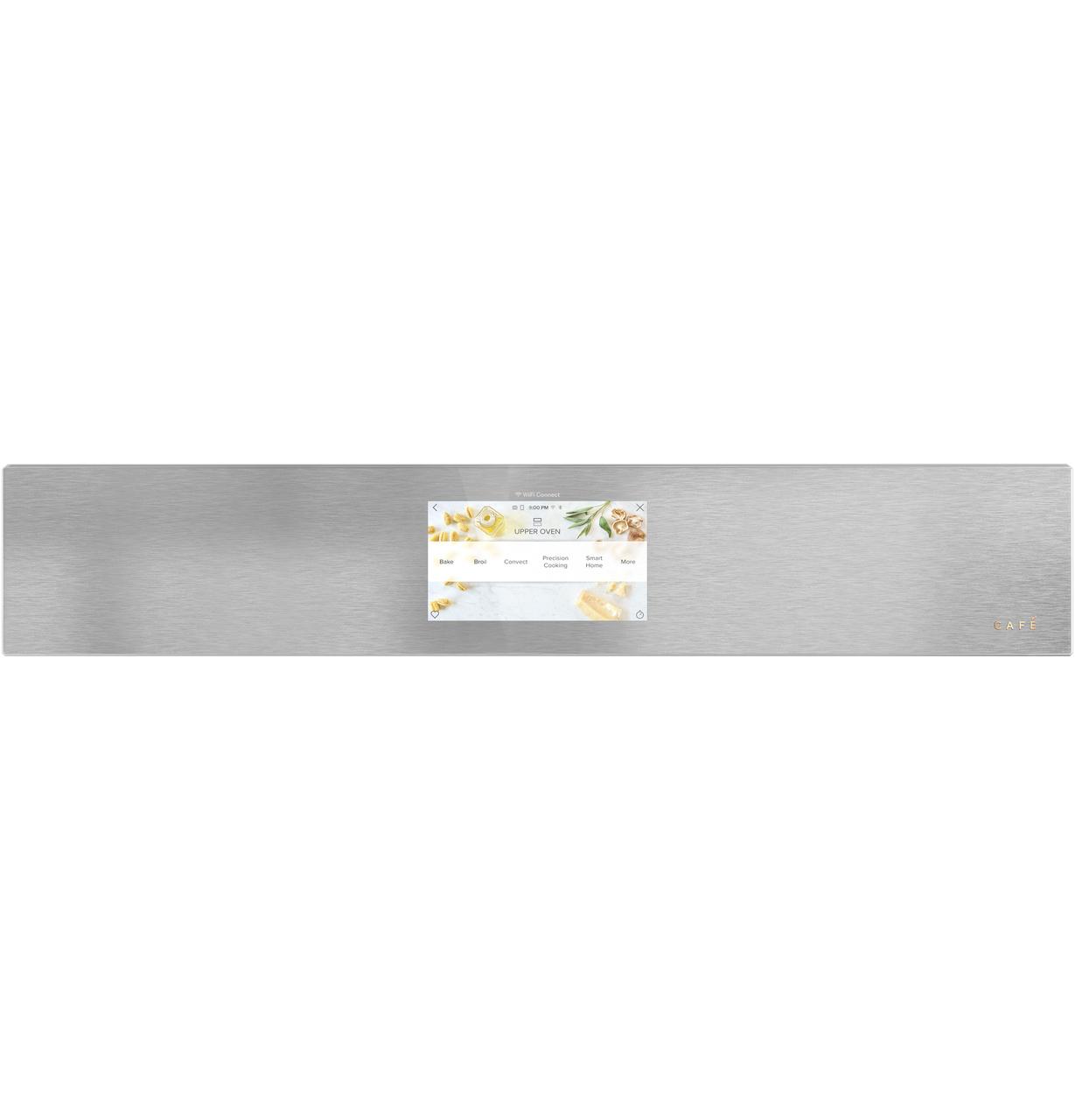 Cafe CTD90DM2NS5 CAF(EBACK)™ 30" Smart Built-In Convection Double Wall Oven in Platinum Glass