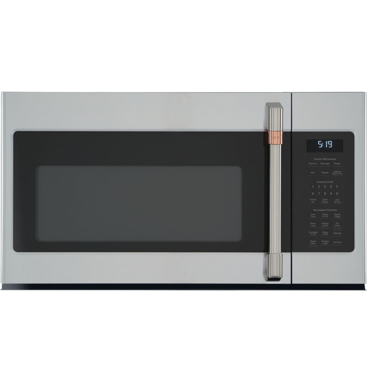 Cafe CVM519P2PS1 CAF(EBACK)™ 1.9 Cu. Ft. Over-the-Range Microwave Oven