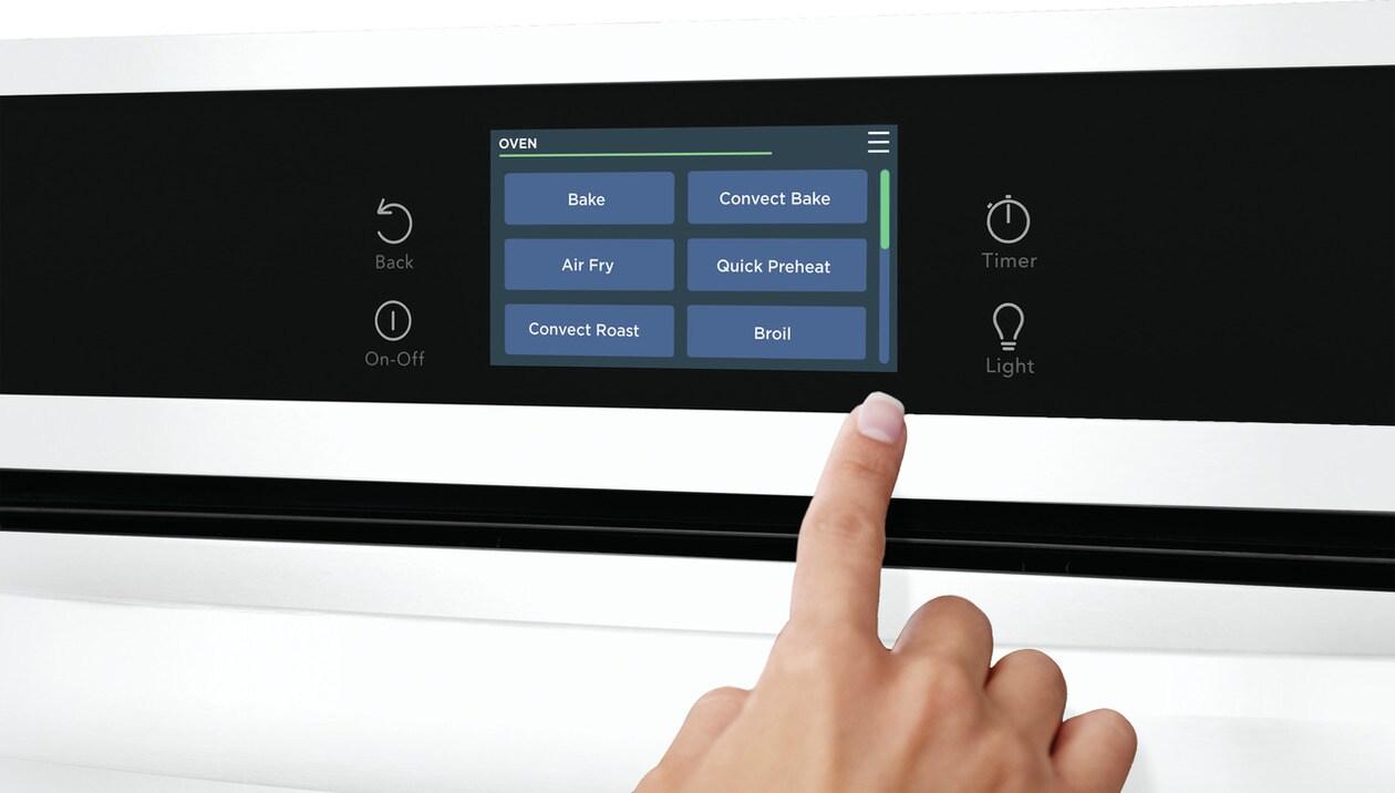 Frigidaire GCWS2438AW 24" Single Electric Wall Oven with Air Fry