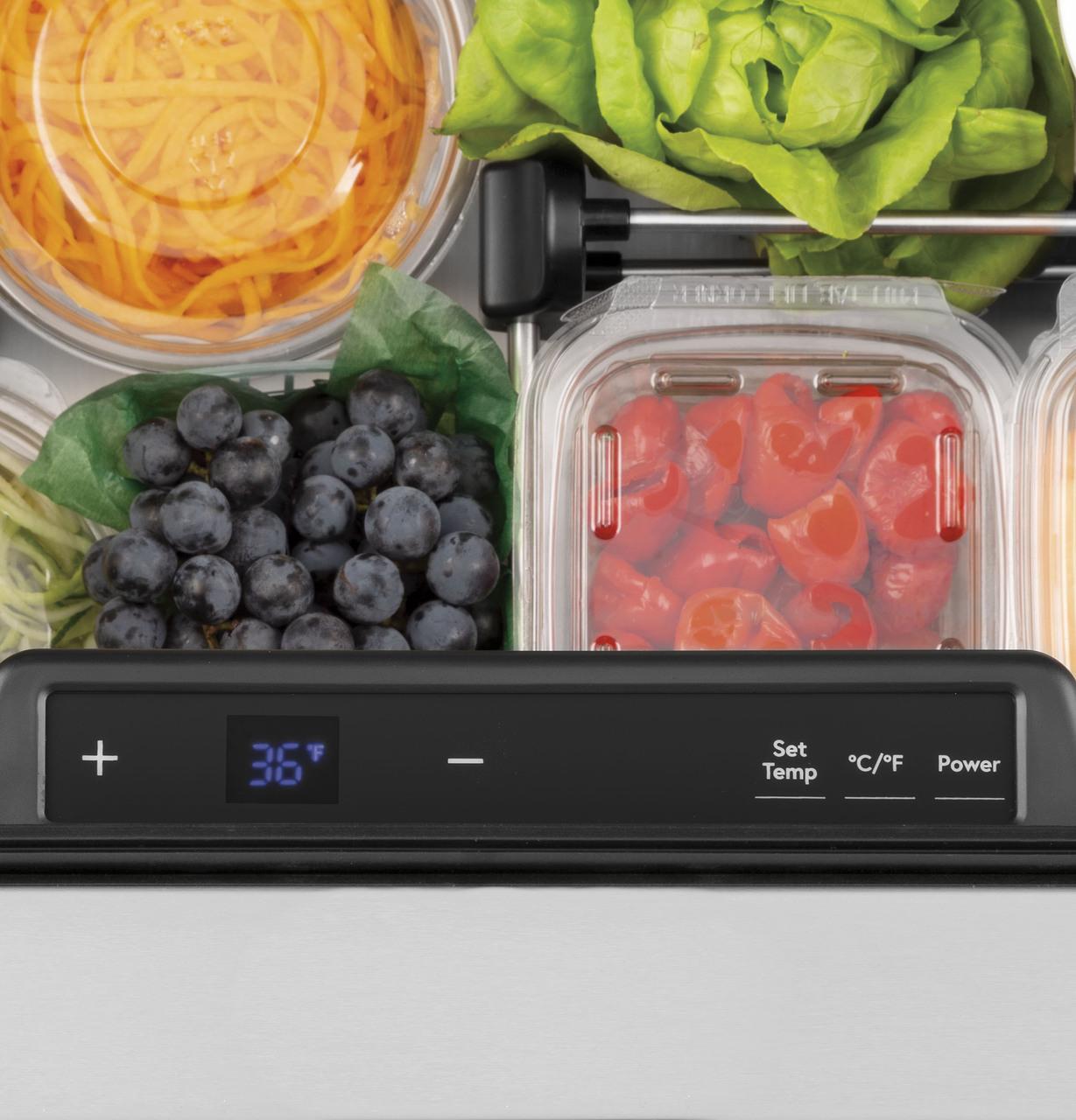 Cafe CDE06RP2NS1 CAF(EBACK)™ 5.7 Cu. Ft. Built-In Dual-Drawer Refrigerator