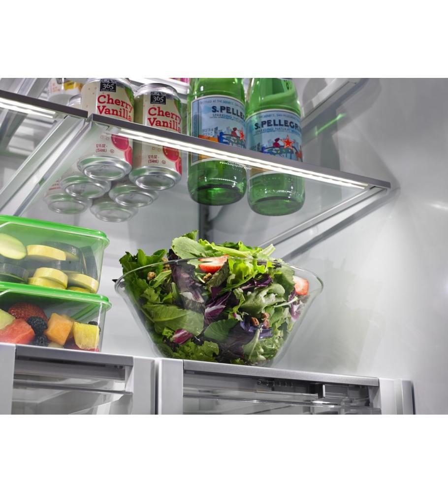 Whirlpool WRF997SDDM 36-inch Wide French Door Refrigerator with CoolVox Kitchen Sound System - 27 cu. ft.