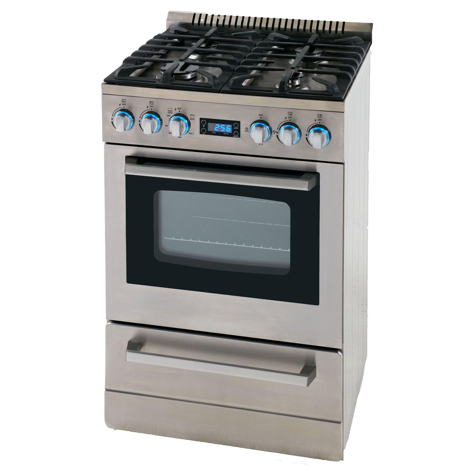 DGR24P3S Avanti ELITE Series 24" Gas Range Oven - Stainless Steel / 2.6 cu. ft.