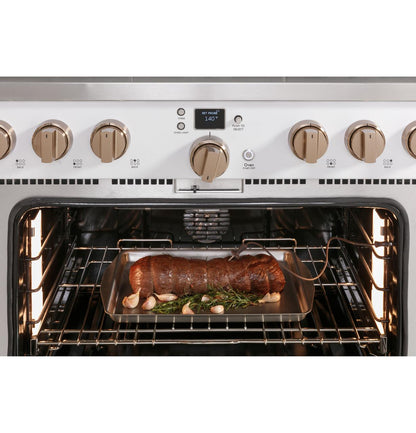 Cafe C2Y366P2TS1 CAF(EBACK)™ 36" Smart Dual-Fuel Commercial-Style Range with 6 Burners (Natural Gas)