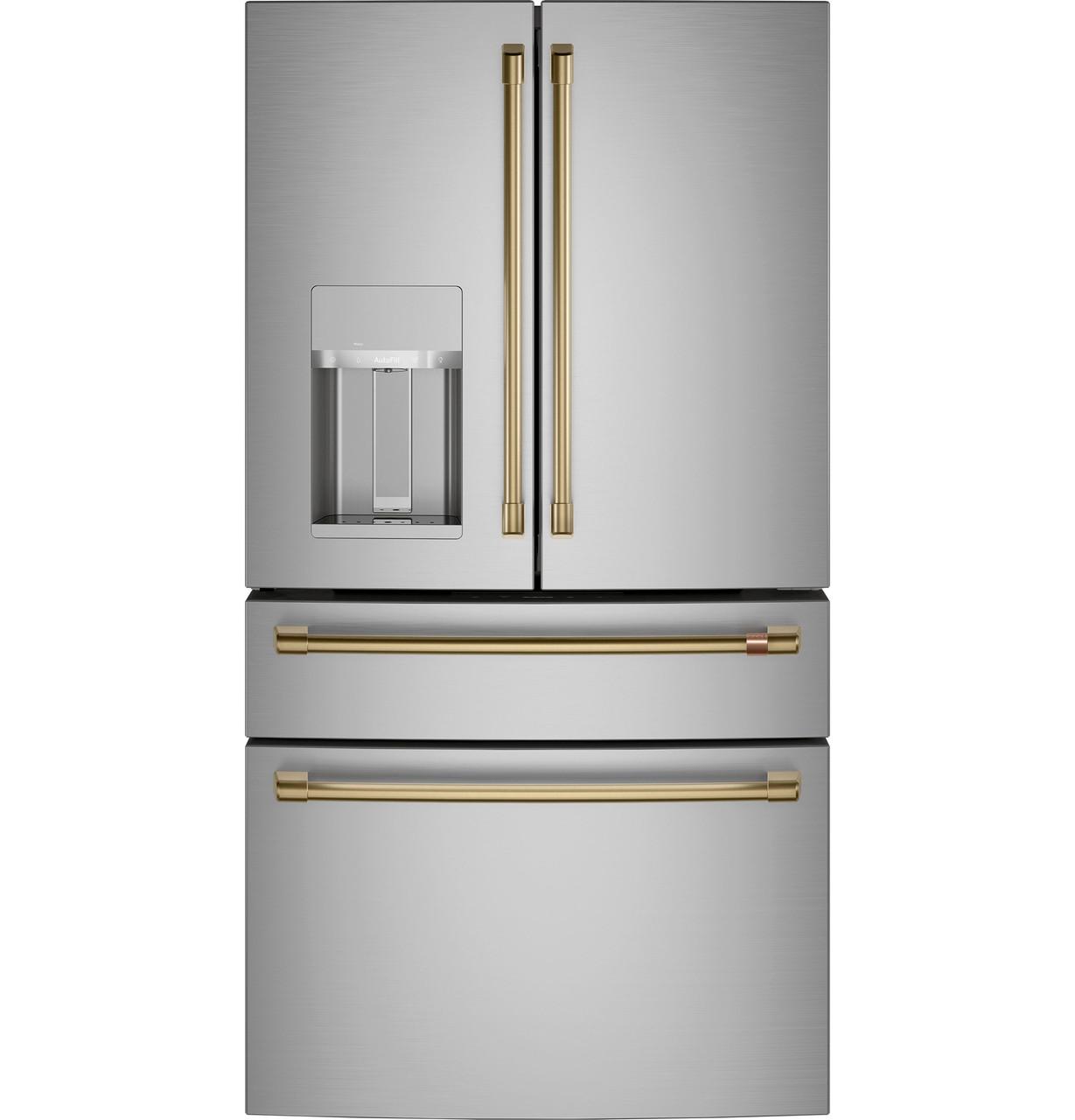 Cafe CXE22DP2PS1 CAF(EBACK)™ ENERGY STAR® 22.3 Cu. Ft. Smart Counter-Depth 4-Door French-Door Refrigerator