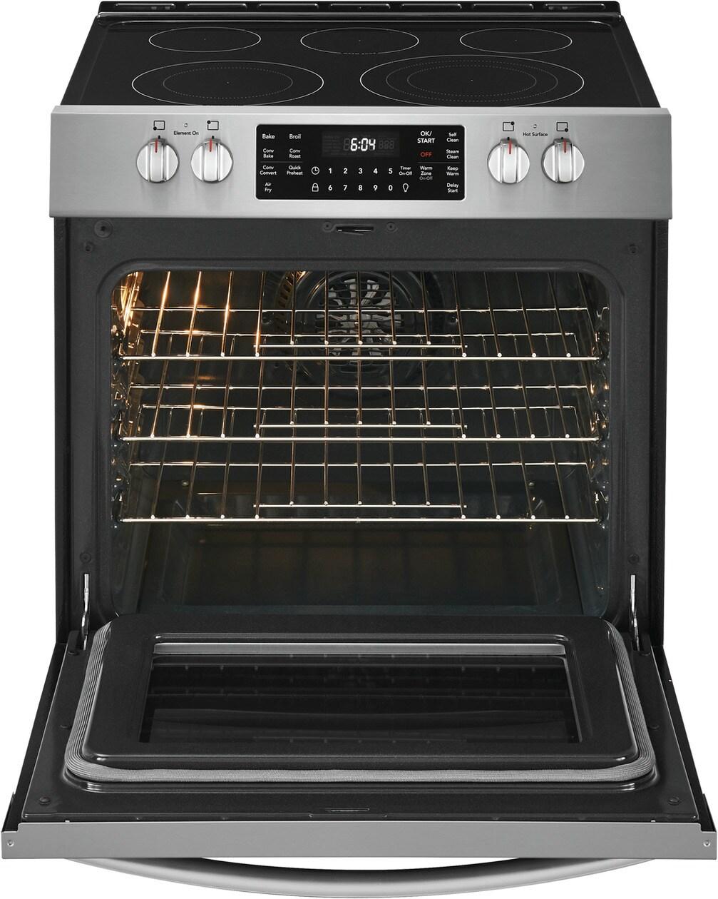 Frigidaire Gallery 30" Front Control Electric Range with Air Fry