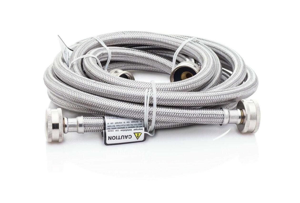 Frigidaire 5304490736 Braided Stainless Steel 6' Washer Fill Hoses