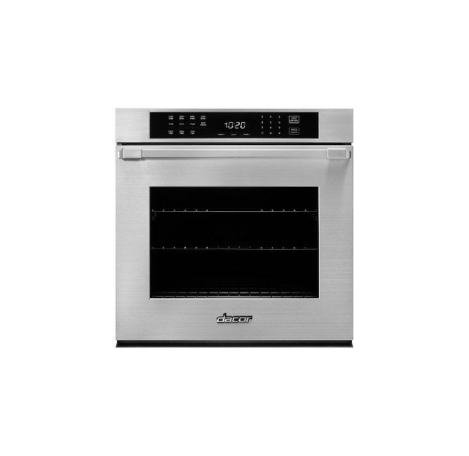 Dacor HWO127PS 27" Single Wall Oven, Silver Stainless Steel with Pro Style Handle