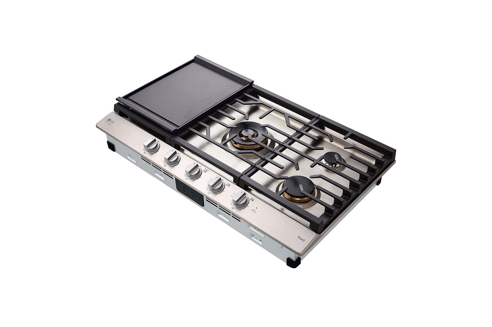 LG STUDIO 36" UltraHeat™ Gas Cooktop with EasyClean®