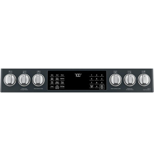 Cafe CGS700P3MD1 CAF(EBACK)™ 30" Smart Slide-In, Front-Control, Gas Range with Convection Oven